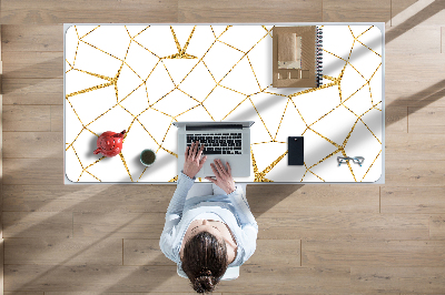Tapete para secretária Mosaico dourado