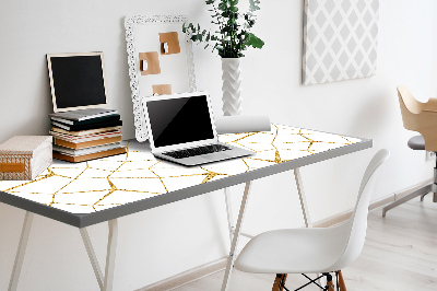 Tapete para secretária Mosaico dourado