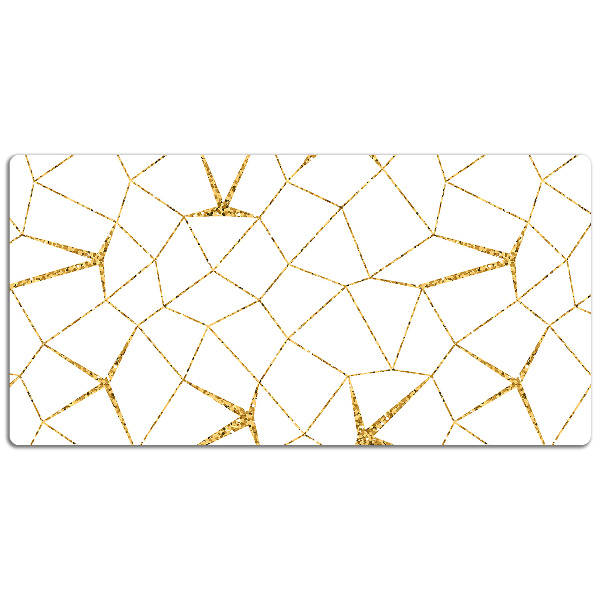 Tapete para secretária Mosaico dourado