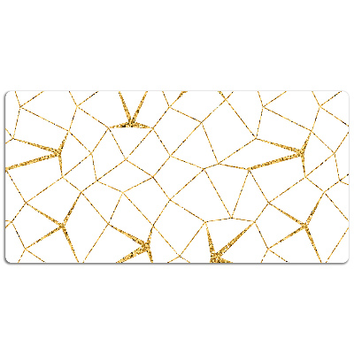 Tapete para secretária Mosaico dourado