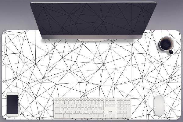 Base de secretária Linhas geométricas
