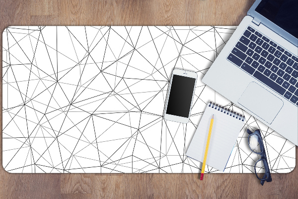 Base de secretária Linhas geométricas