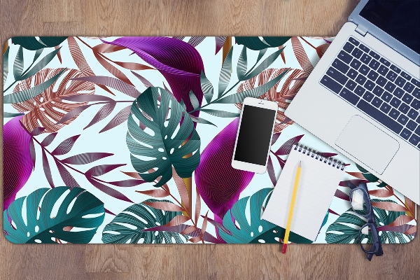Tapete de secretária Folhas tropicais