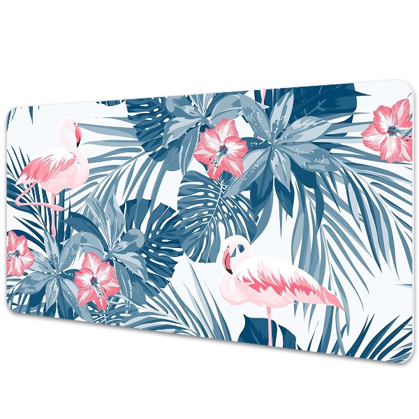 Tapete para secretária pássaros tropicais