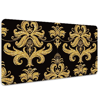 Tapete para secretária ornamento de ouro