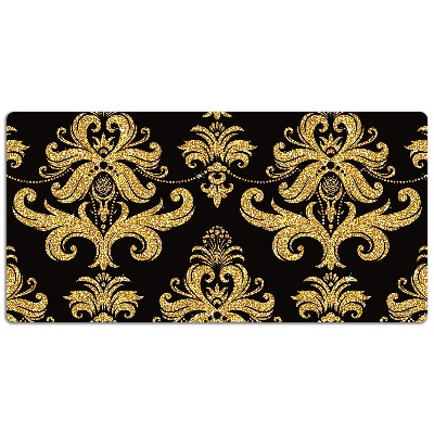 Tapete para secretária ornamento de ouro