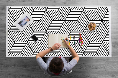 Base de secretária Cubos geométricos