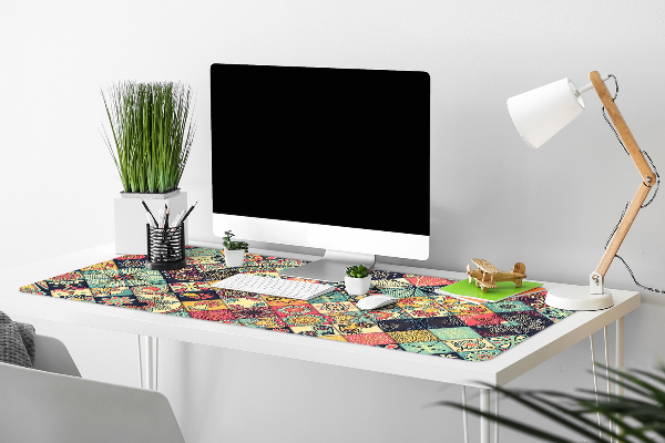 Tapete para secretária Mosaico étnico