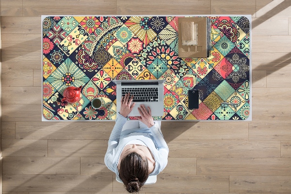 Tapete para secretária Mosaico étnico