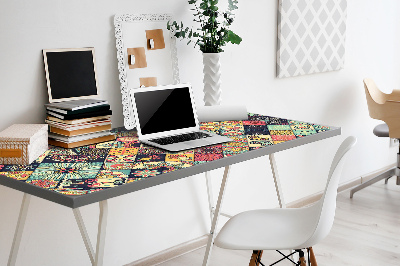 Tapete para secretária Mosaico étnico