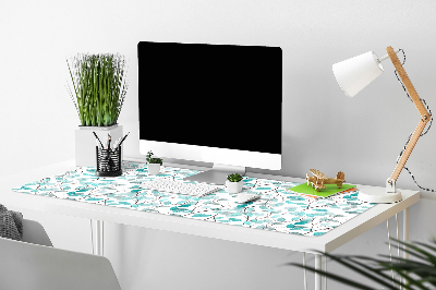 Tapete de secretária Folhas de aquarela