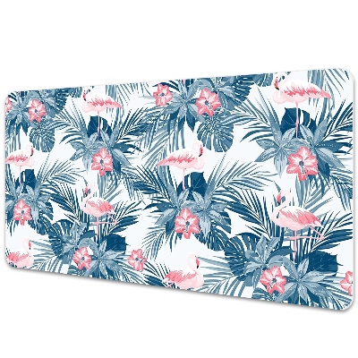 Tapete de secretária Flamingos e pintas