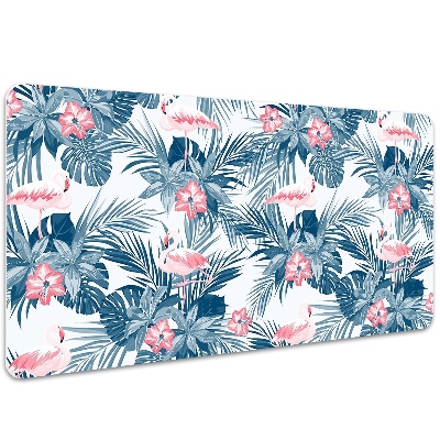 Tapete de secretária Flamingos e pintas