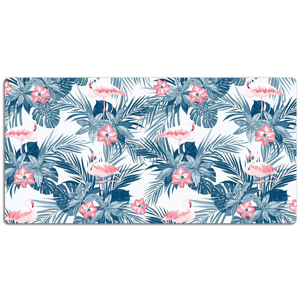Tapete de secretária Flamingos e pintas