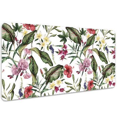 Tapete para secretária Flores tropicais