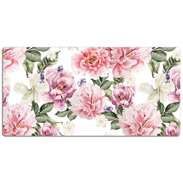 Tapete para secretária Flores de arte