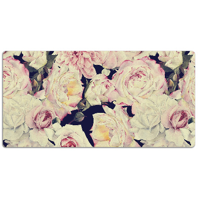 Base de secretária Rosas brancas