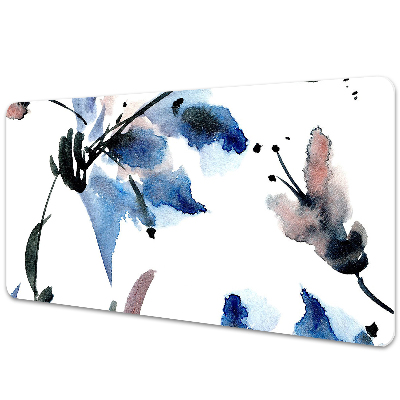 Tapete para secretária Flores em aquarela