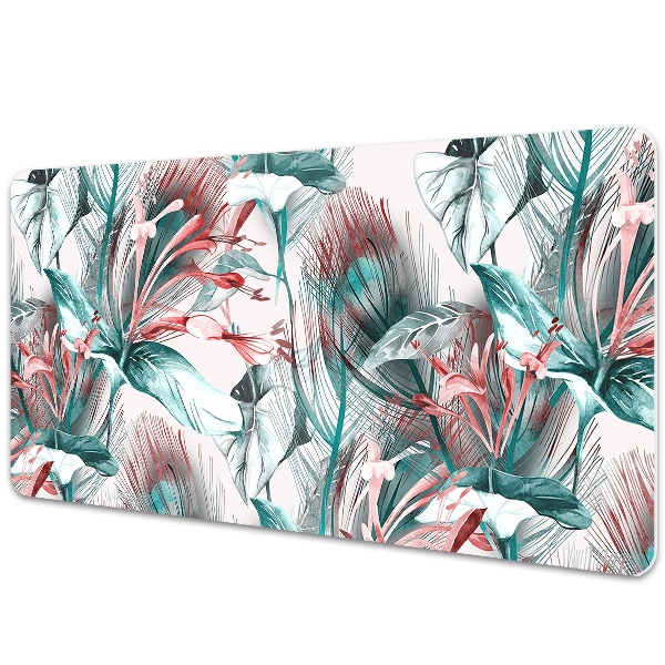 Tapete de secretária Desenho tropical