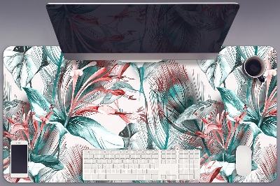 Tapete de secretária Desenho tropical