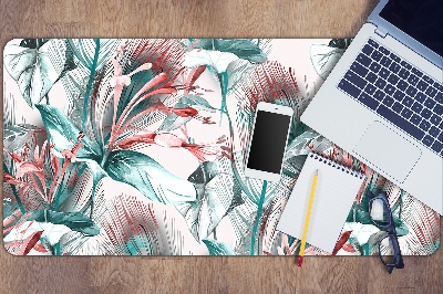 Tapete de secretária Desenho tropical