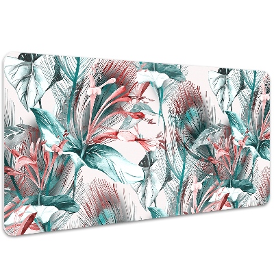 Tapete de secretária Desenho tropical
