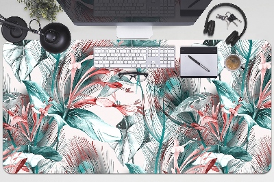 Tapete de secretária Desenho tropical