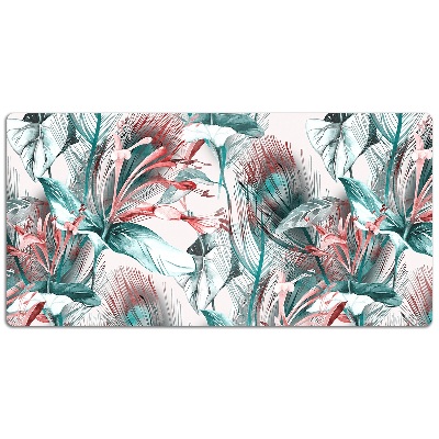 Tapete de secretária Desenho tropical