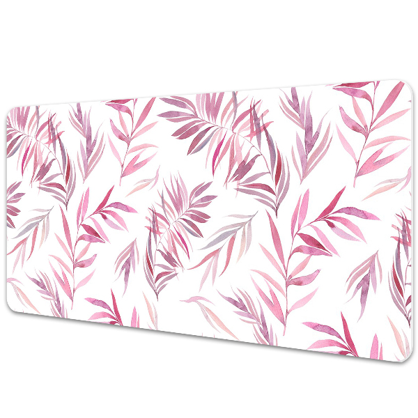 Base de secretária Folhas cor de rosa