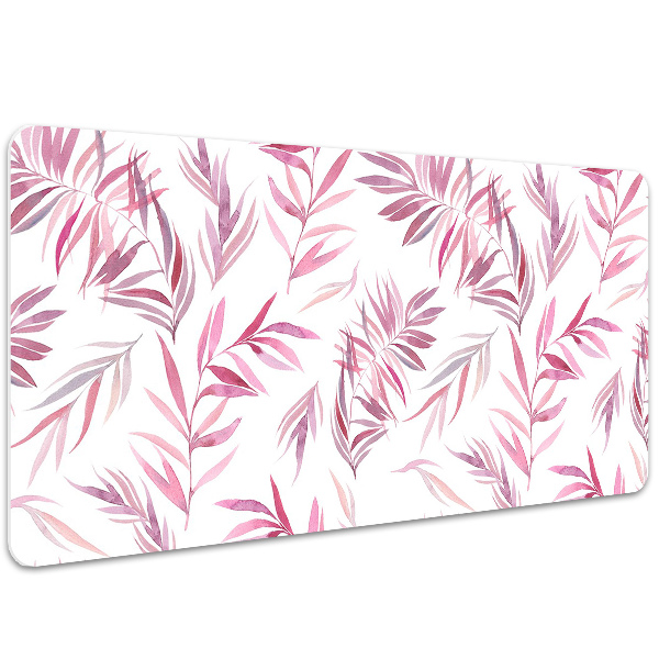 Base de secretária Folhas cor de rosa