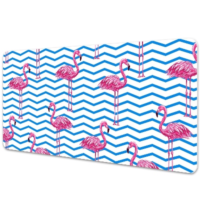 Tapete para secretária Flamingos