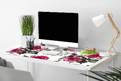 Base de secretária rosas pintadas