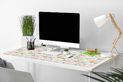Tapete para secretária Flores em aquarela