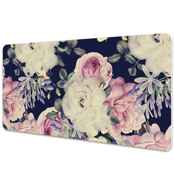 Tapete para secretária flores barrocas