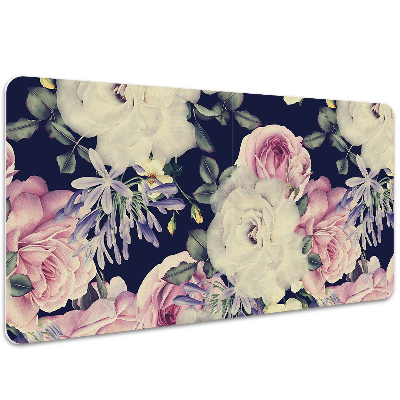 Tapete para secretária flores barrocas