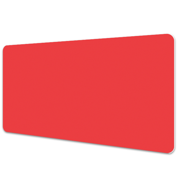 Tapete para secretária vermelho alaranjado