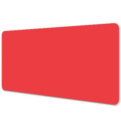 Tapete para secretária vermelho alaranjado