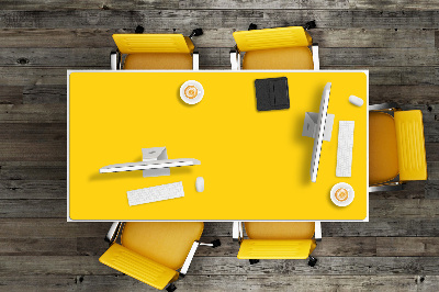 Tapete para secretária Amarelo claro