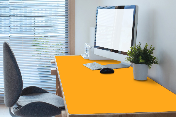 Tapete de secretária Amarelo intermediário