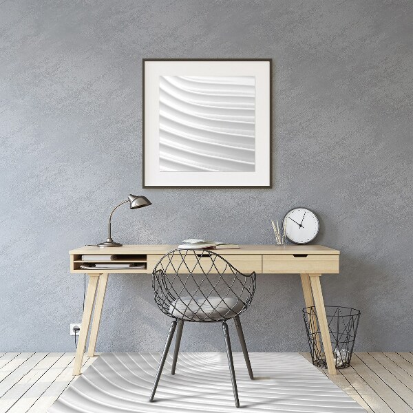 Tapete para escritório Sulcos brancos