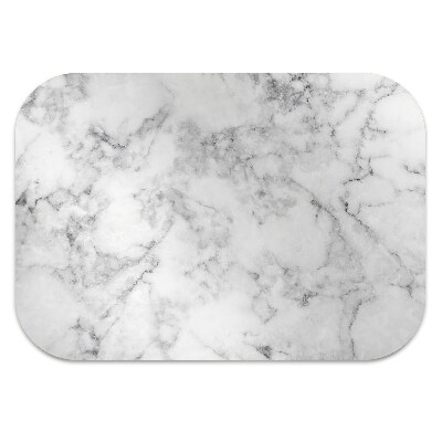 Tapete para cadeira de escritório Mármore branco