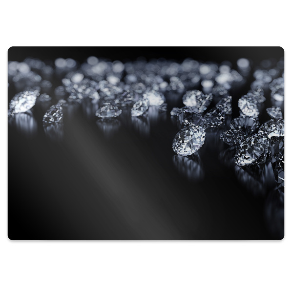 Tapete para cadeira de escritório Diamantes