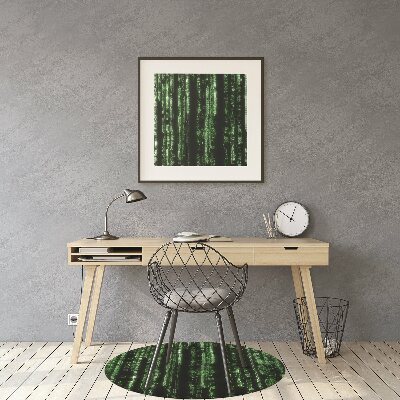 Tapete para cadeira de escritório Marcas verdes