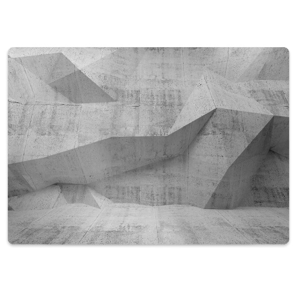 Tapete para cadeira de escritório Concreto abstrato