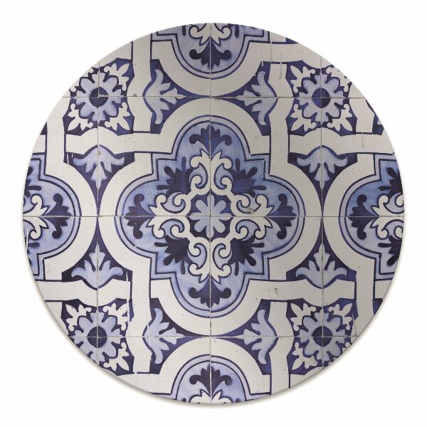 Tapete escritório Azulejos azuis