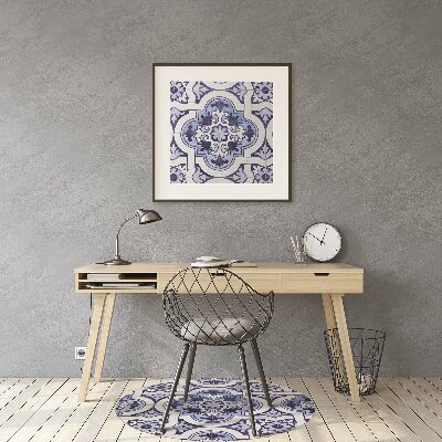 Tapete escritório Azulejos azuis
