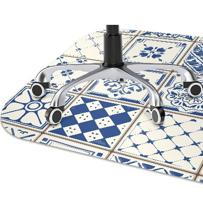 Tapete para escritório Azulejos azuis