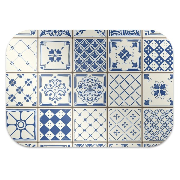 Tapete para escritório Azulejos azuis