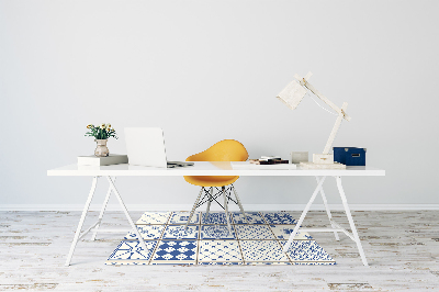 Tapete para escritório Azulejos azuis