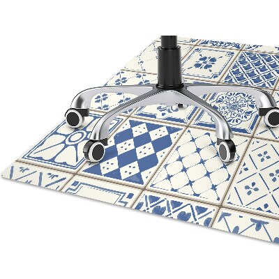 Tapete para escritório Azulejos azuis